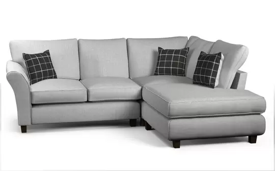 Hugo Fabric 3 Corner 1 Right Hand Facing Chaise Standard Back Sofa