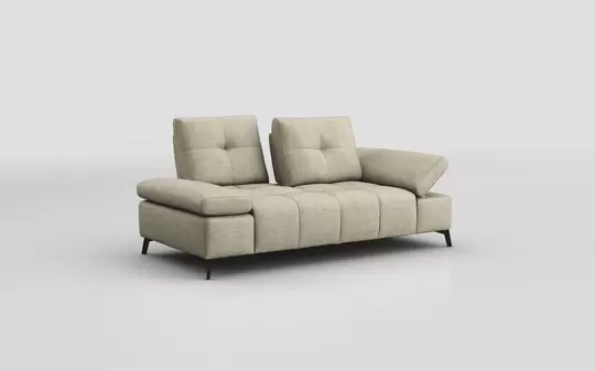 Linaro 2 Seater Sofa with Power Sliding Backrest & Adjustable Arms