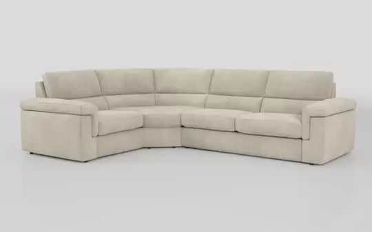 Crociale 1 Corner 3 Sofa Bed with Left Hand Facing Single Power Recliner