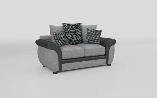 Kadie Fabric 2 Seater Scatter Back Sofa