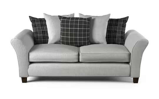 Hugo Fabric 3 Seater Scatter Back Sofa