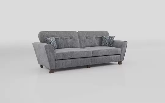 Living Esme Fabric 4 Seater Sofa
