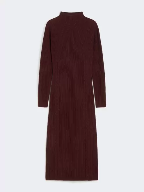 Wool and cashmere slim-fit dress