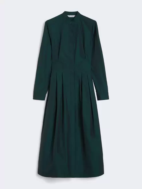 Taffeta shirt dress