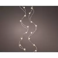 Warm White Micro String Lights with Silver Wire (100 LEDs)