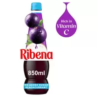 Ribena Blackcurrant Squash No Added Sugar