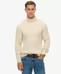 Jacob Cable Roll Neck Jumper