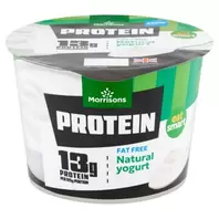 Morrisons Protein Fat Free Natural Yogurt 500g