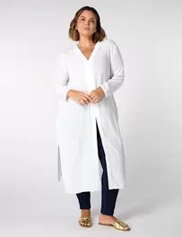 V-Neck Longline Tunic