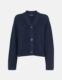 Pure Cotton Button Front Cropped Cardigan