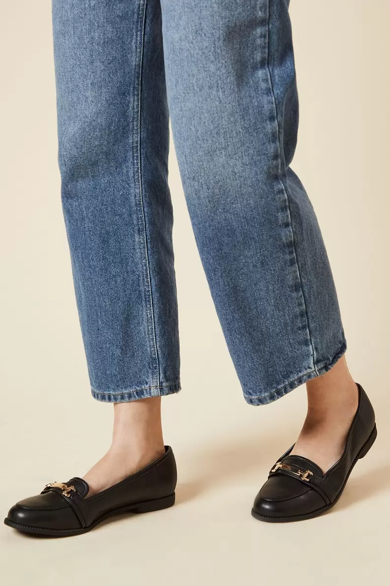 Wide Fit Lora Snaffle Loafers