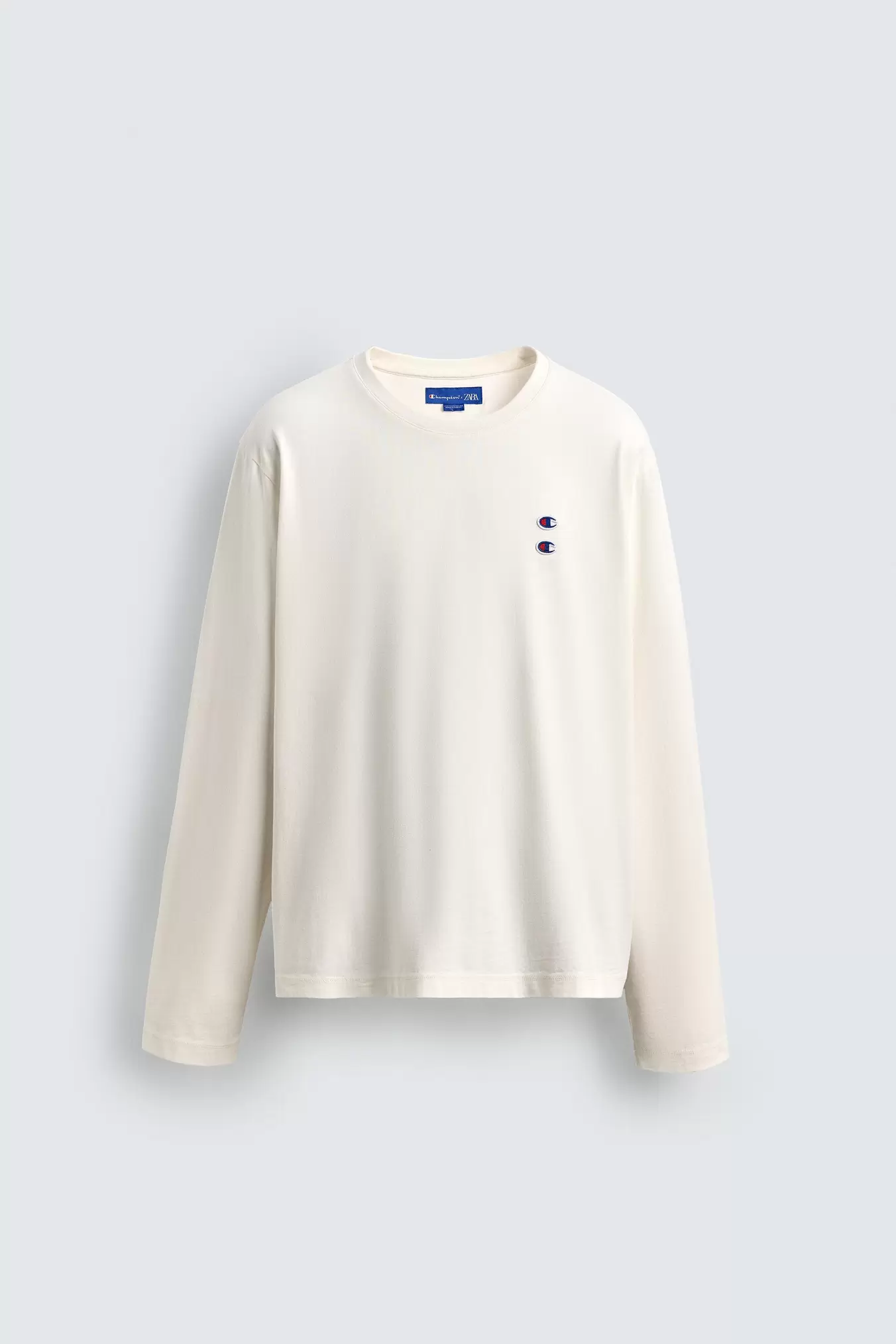CHAMPION ® X ZARA LONG SLEEVE PATCH T-SHIRT