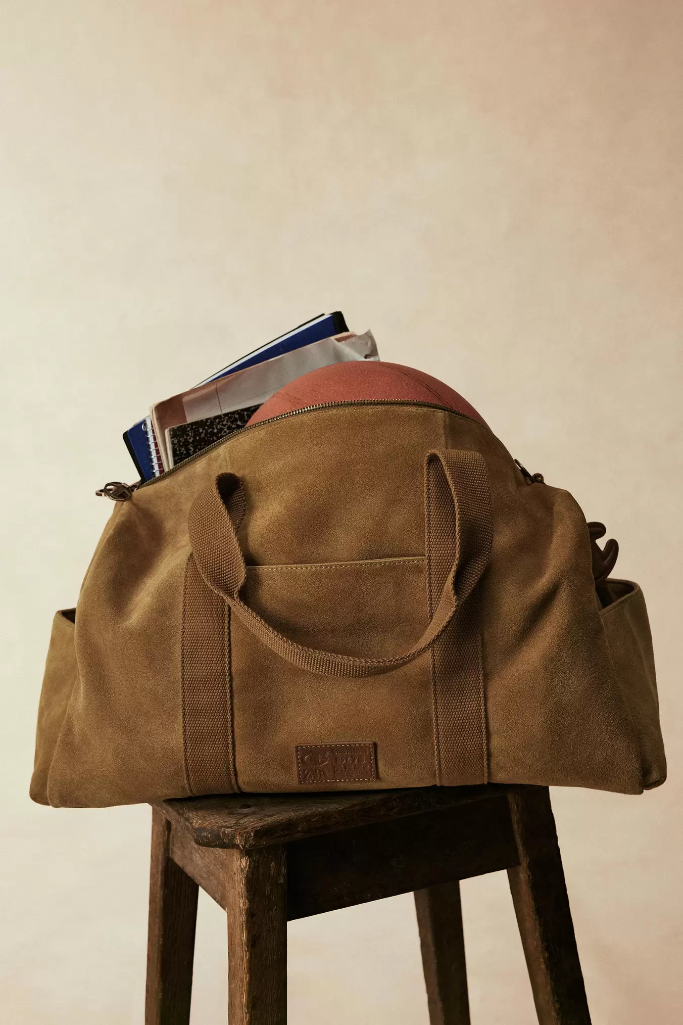 CHAMPION ® X ZARA LEATHER TRAVEL BAG