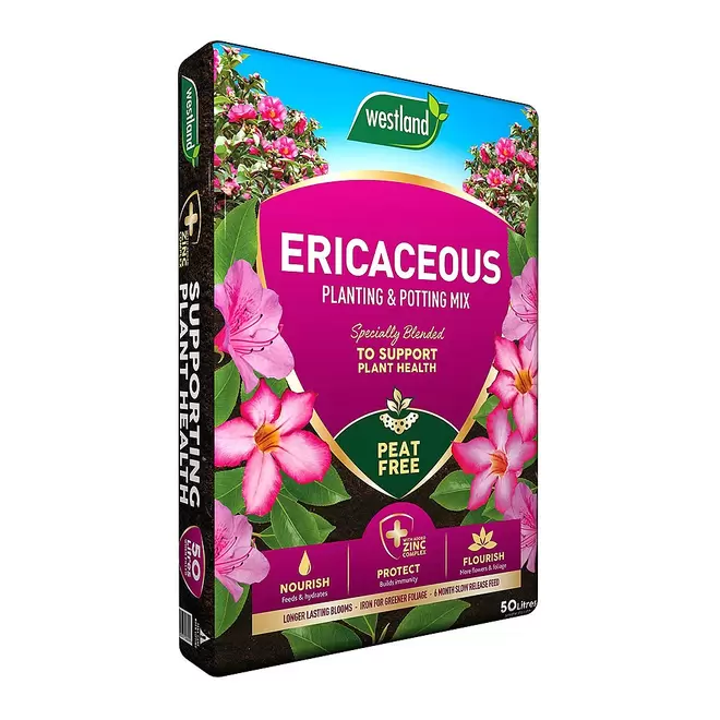 Westland Ericaceous Planting & Potting Mix Peat Fee (50L)