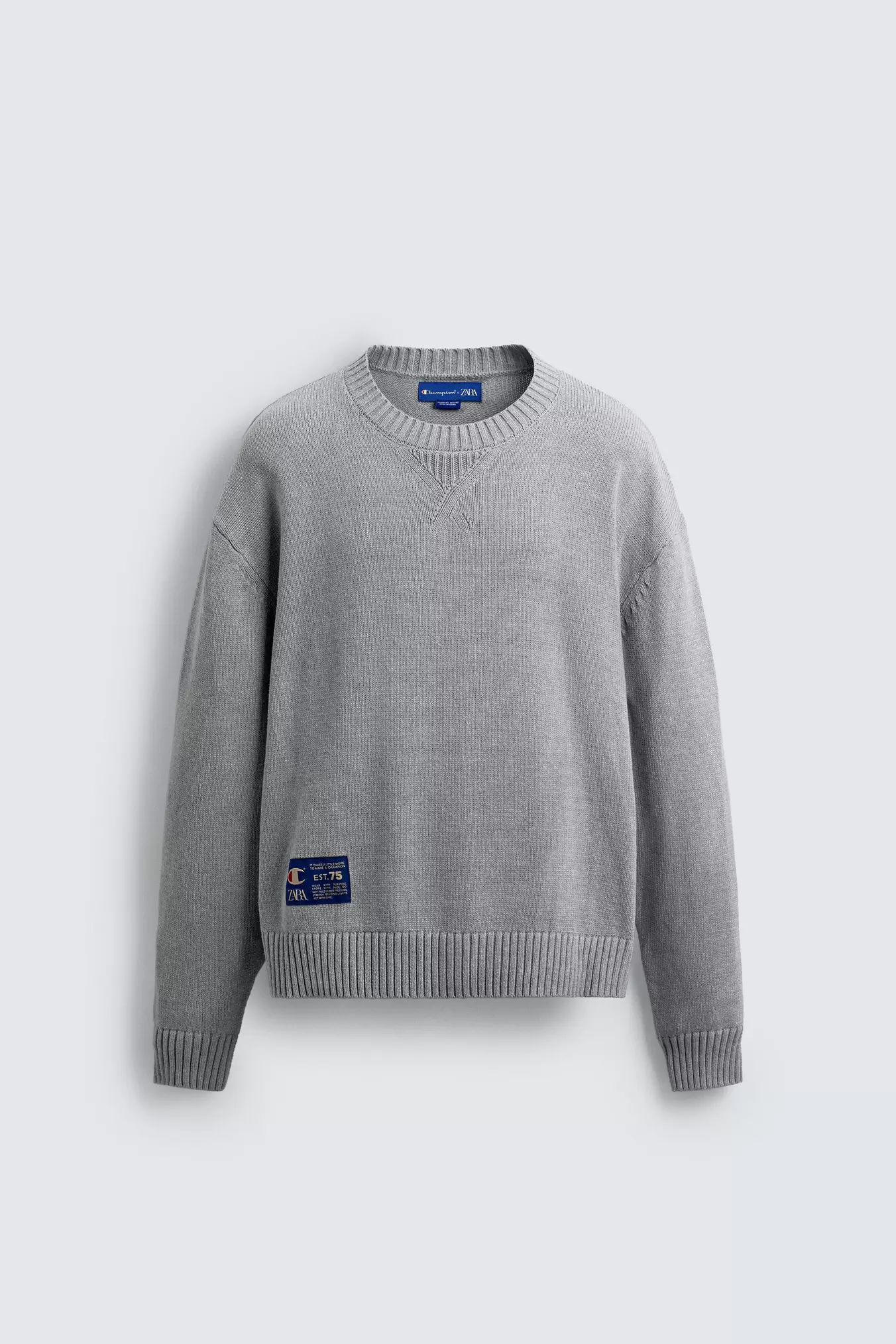 CHAMPION ® X ZARA STRIPED PATCH SWEATER
