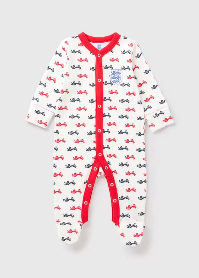 Baby England White Sleepsuit (Newborn-18mths)
