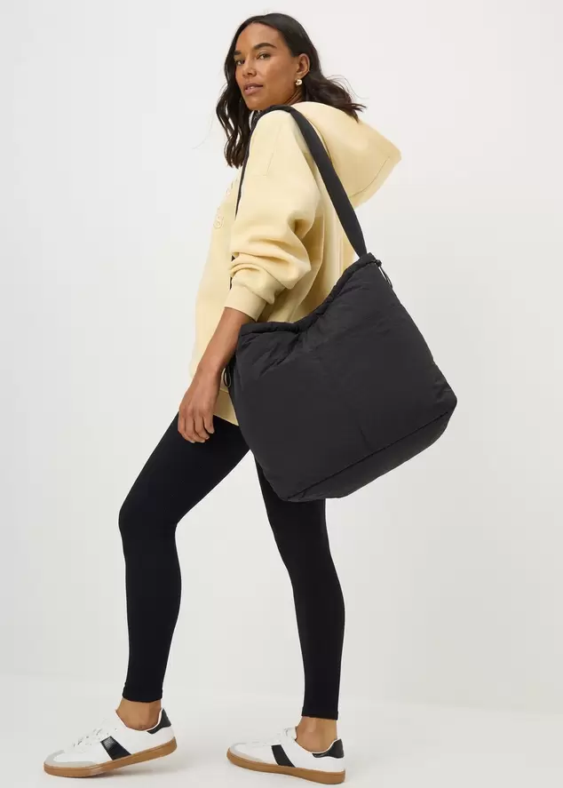 Souluxe Black Sports Tote Bag