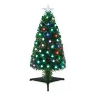 Notcutts Fibre Optic Colour Changing Artificial Christmas Tree - 3ft