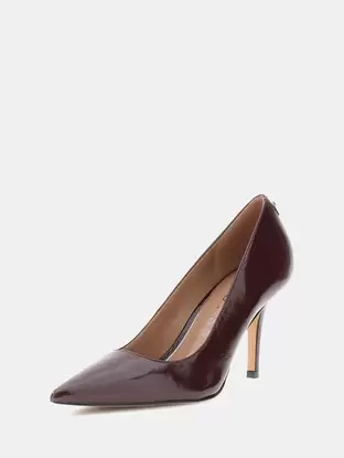 Prindy Genuine Leather Court Shoes