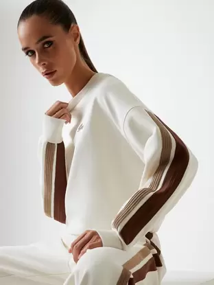 Crew-neck logo sweatshirt