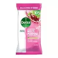 Dettol Multi Purpose Wipes Pomegrante & Lime Splash, (Pack Of 30)