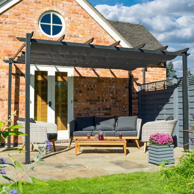Venetian 4x3 Canopy Grey