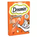 Dreamies Creamy Adult Cat & Kitten Treats with Tasty Chicken, 10g (Pack of 4)