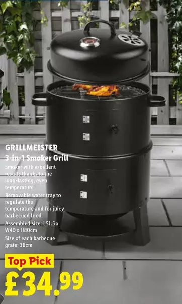 2-in-1 Smoker Grill