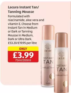 Sun - Instant Tan/Tanning Mousse