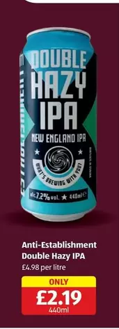 Double Hazy IPA