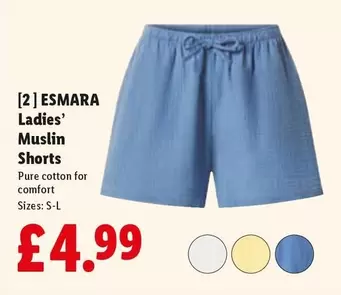 Esmara - Ladies' Muslin Shorts
