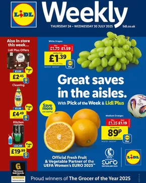 Lidl catalogue in Nuneaton | Wide range of offers | 2025-07-24T00:00:00.000Z - 2025-07-30T00:00:00.000Z