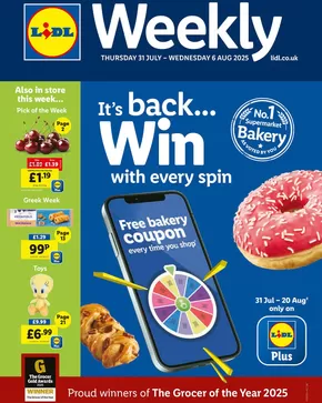 Lidl catalogue | Exclusive deals for our customers | 2025-07-31T00:00:00.000Z - 2025-08-06T00:00:00.000Z