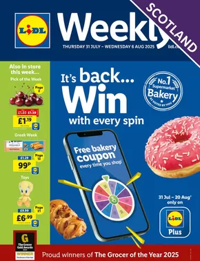 Lidl catalogue in Hadley | Our best bargains | 2025-07-31T00:00:00.000Z - 2025-08-06T00:00:00.000Z