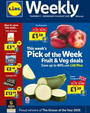 Lidl catalogue in Holyhead | Top offers for smart savers | 2025-08-07T00:00:00.000Z - 2025-08-13T00:00:00.000Z