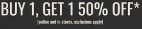 Buy 1 Get 1 50% Off