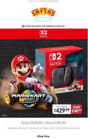 Smyths Toys catalogue in Cardigan | Mariokart World | 2025-08-04T00:00:00.000Z - 2025-08-25T00:00:00.000Z