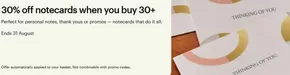 Vistaprint catalogue in Cardigan | 30% Off Notecards When You Buy 30+ | 2025-08-04T00:00:00.000Z - 2025-08-31T00:00:00.000Z