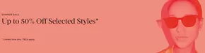 Up To 50% Off Selected Styles