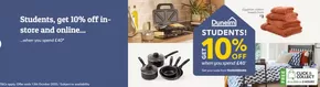 Dunelm catalogue in Coventry | Students Get 10% Off In Store And Online | 2025-08-19T00:00:00.000Z - 2025-10-13T00:00:00.000Z
