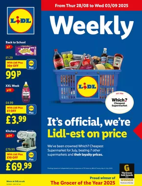 Lidl catalogue in Reading | Offers for bargain hunters | 2025-08-28T00:00:00.000Z - 2025-09-03T00:00:00.000Z