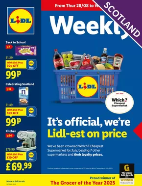 Lidl catalogue in Barnsley | Discover attractive offers | 2025-08-28T00:00:00.000Z - 2025-09-03T00:00:00.000Z