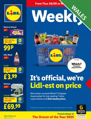 Lidl catalogue in Birmingham | Great offer for all customers | 2025-08-28T00:00:00.000Z - 2025-09-03T00:00:00.000Z