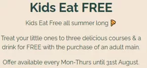 Bella Italia catalogue | Kids Eat Free. | 2025-08-25T00:00:00.000Z - 2025-09-09T00:00:00.000Z