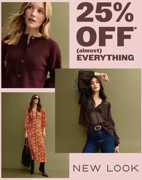 New Look catalogue | 25% Off | 2025-08-26T00:00:00.000Z - 2025-09-11T00:00:00.000Z