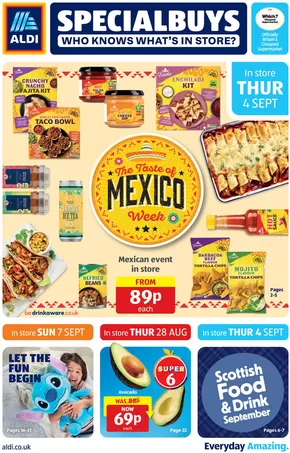 Aldi catalogue in Weston-Super-Mare | Our best bargains | 2025-08-28T00:00:00.000Z - 2025-09-07T00:00:00.000Z