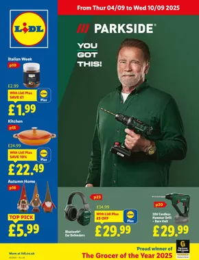 Lidl catalogue in Manchester | Top deals and discounts | 2025-09-04T00:00:00.000Z - 2025-09-10T00:00:00.000Z