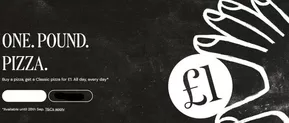 Pizza Express catalogue in Hove | One Pound Pizza. | 2025-09-04T00:00:00.000Z - 2025-09-28T00:00:00.000Z