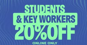 Footasylum catalogue | Students & Key Workers 20% Off. | 2025-09-04T00:00:00.000Z - 2025-09-20T00:00:00.000Z