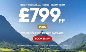 P&O Cruises catalogue | 20% Off Classic Drinks Package | 2025-09-08T00:00:00.000Z - 2025-09-16T00:00:00.000Z